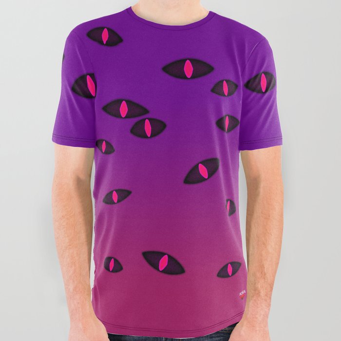Kira Eyes All Over Graphic Tee