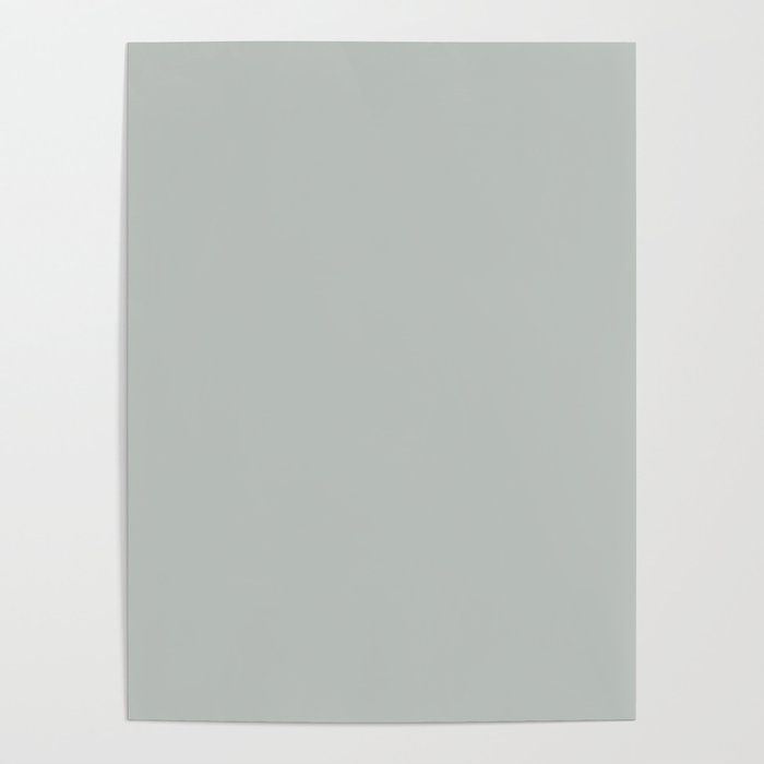 Cloudy Gray Poster