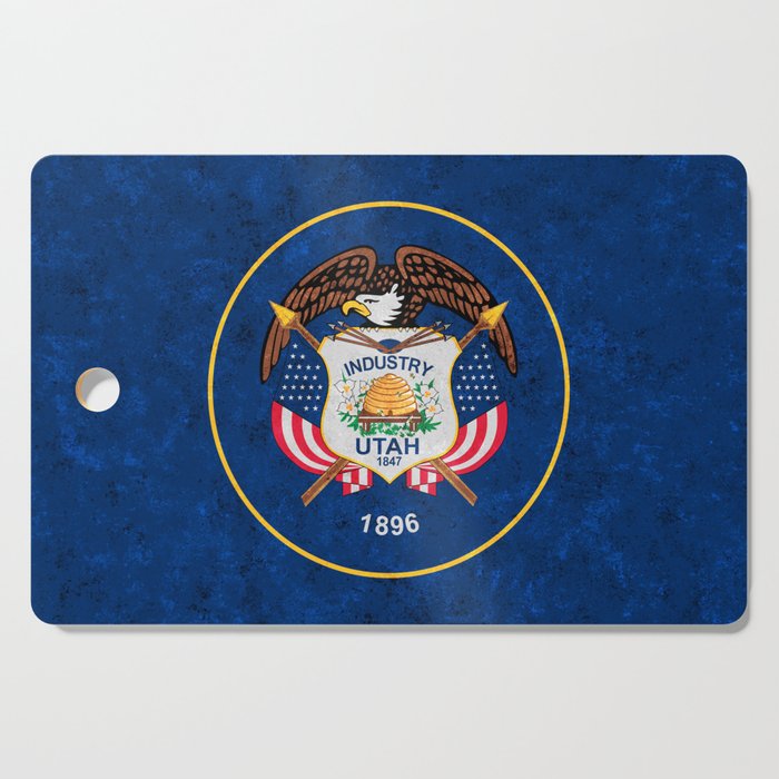 State Flag of Utah Cutting Board
