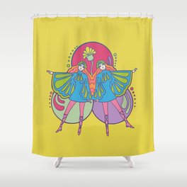 Butterfly Gemini Shower Curtain