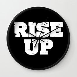 Rise Up Wall Clock