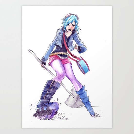 Ramona Flowers Art Print