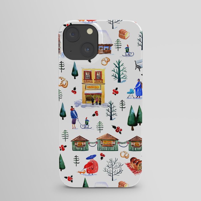 Winter in the City iPhone Case