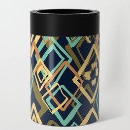 Diamonds - Navy Background Can Cooler