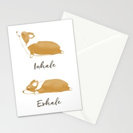 Inhale, Exhale  Stationery Cards
