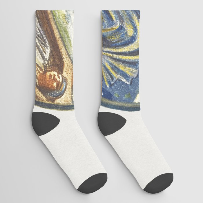 False Mercury from The Flower Book Socks