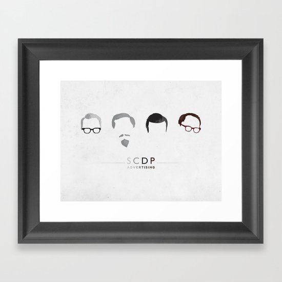 MAD MEN / SCDP Framed Art Print