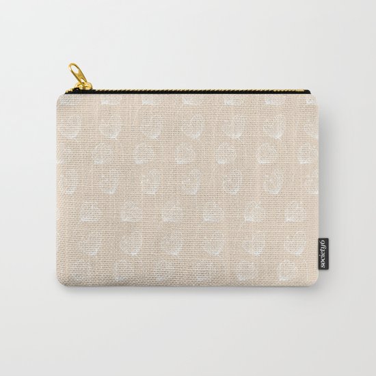 Delicate Floral Pink Pattern Carry-All Pouch