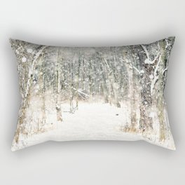 Winter Woods Rectangular Pillow