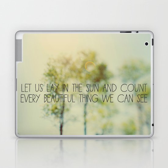 Lay in the Sun Laptop & iPad Skin