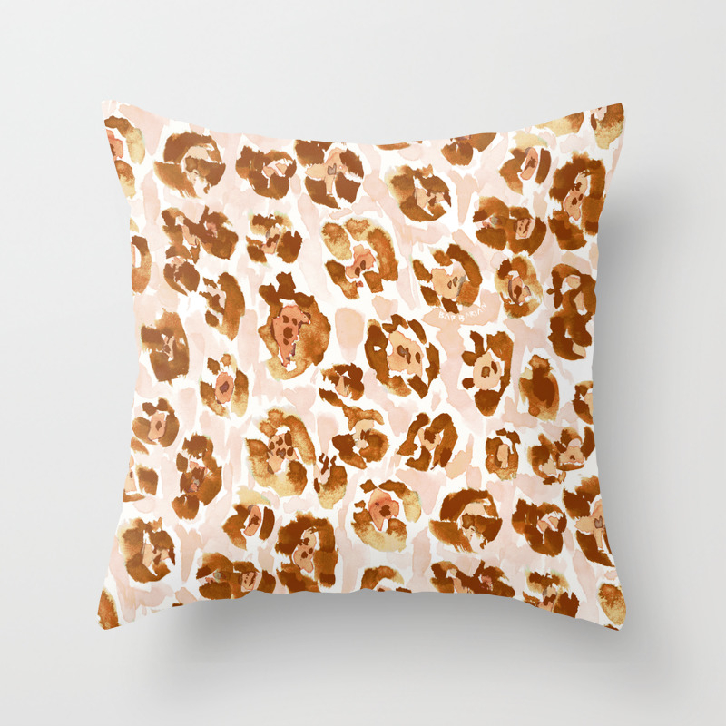 Jag Snag Jaguar Animal Skin Throw Pillow By Barbraignatiev Society6