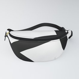 Black and White  Fanny Pack