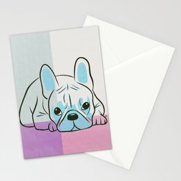 Frenchie riso Stationery Card