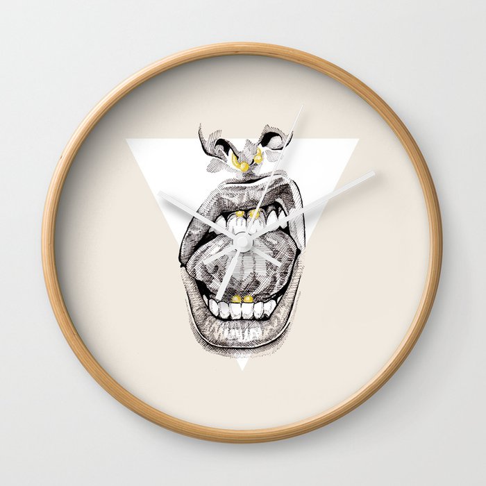 TELL ME TO SMILE IV Wall Clock