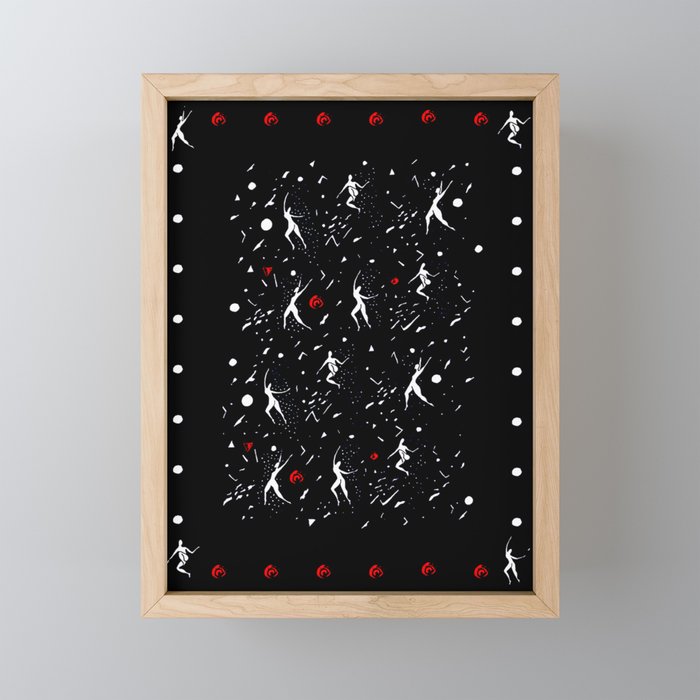 Blood Moon Dance Framed Mini Art Print