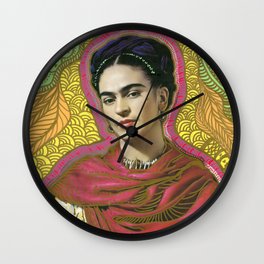 Holy Frida / Santa Frida Wall Clock