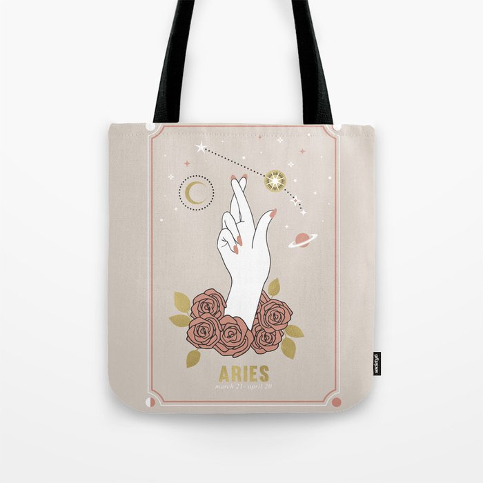Aries Zodiac Series Tote Bag