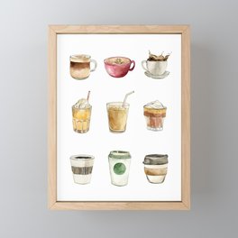 It's coffee time! Framed Mini Art Print