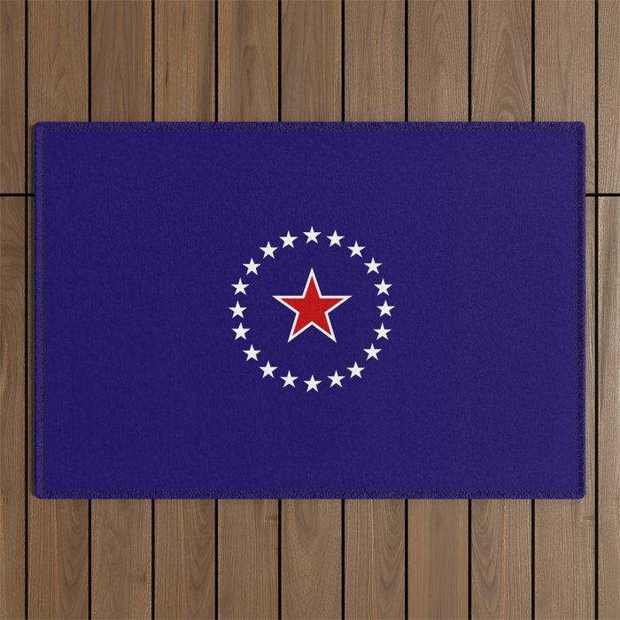 flag of springfield Outdoor Rug