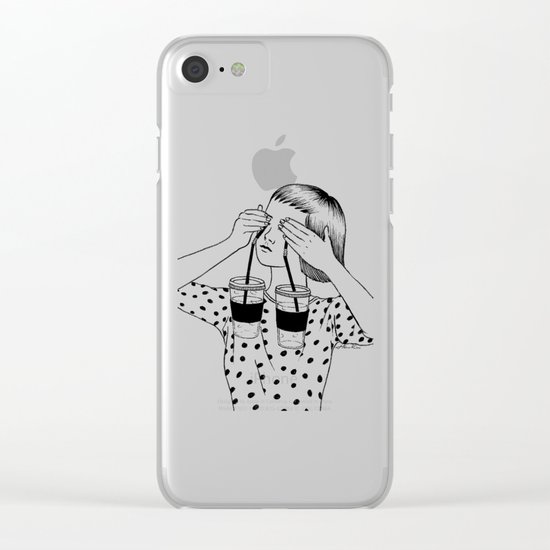Two Cups Of Tears Clear iPhone Case