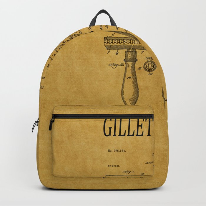 Gillette Razor Patent 1 Backpack