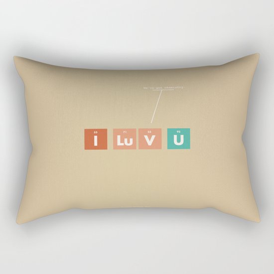 We've Got Chemistry Rectangular Pillow
