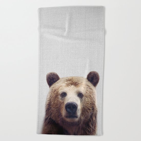 Bear - Colorful Beach Towel