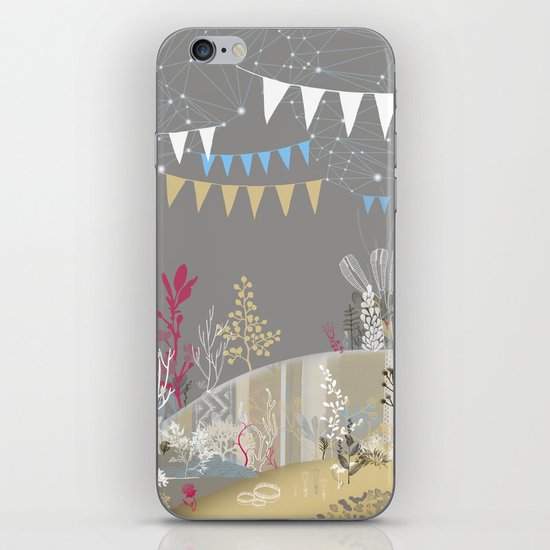 grey sea wonderland iPhone & iPod Skin