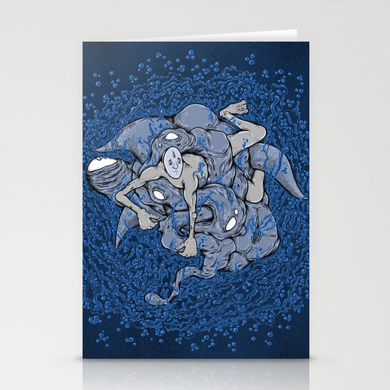 In deep Stationery Cards
