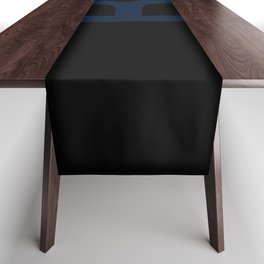 LETTER B (NAVY BLUE-BLACK) Table Runner