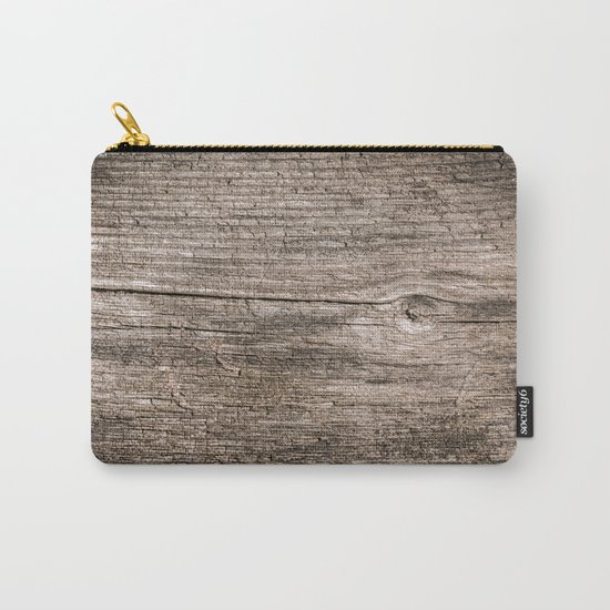 The old boards . Wood . Carry-All Pouch