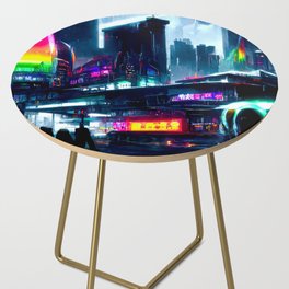 Postcards from the Future - Neon City Side Table