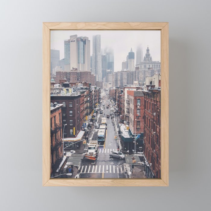 New York Framed Mini Art Print