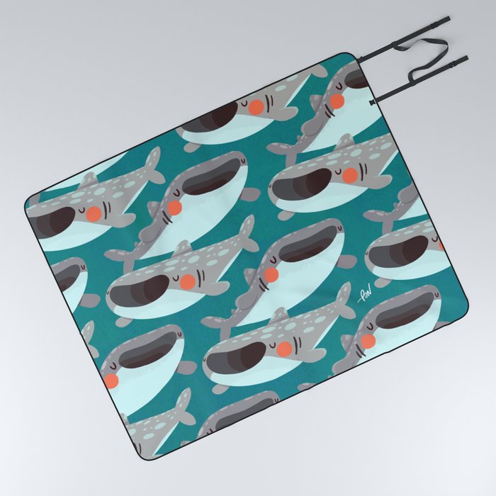 Whale Shark Picnic Blanket