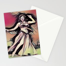 Egyptian belly dancer. Stationery Card