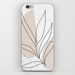 Secret Garden 3 - Modern, Minimal, Abstract Floral Art iPhone Skin