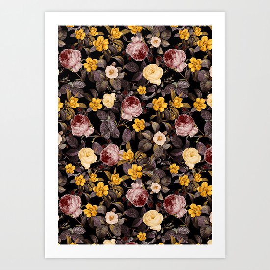 NIGHT FOREST XVI Art Print