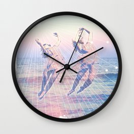 Elementalists under the Sunset Wall Clock