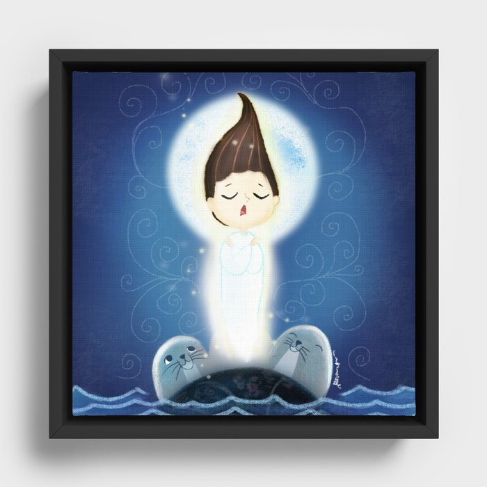 Song of the  Sea Framed Canvas