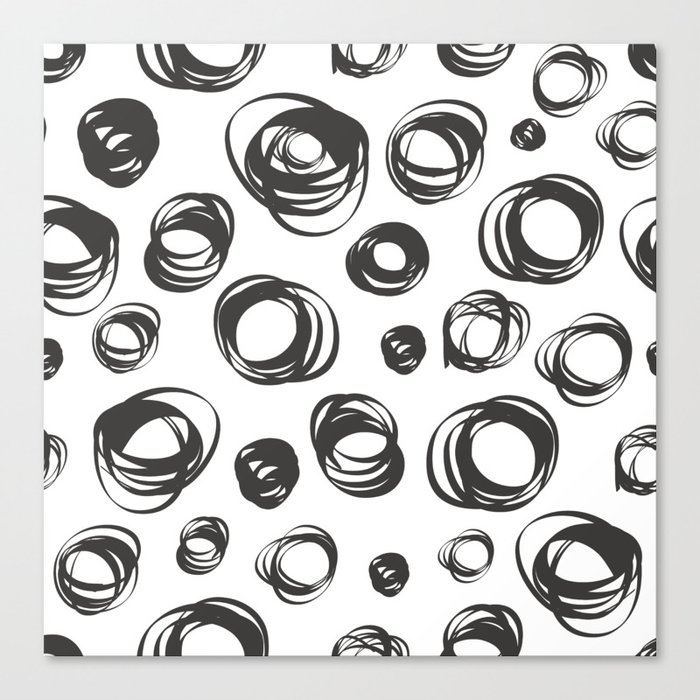 Circles Canvas Print by Northshire Society6