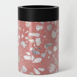 Pink Terrazzo Can Cooler
