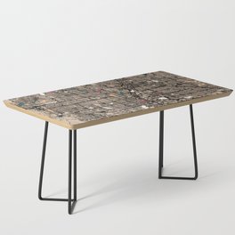 Les Vegas Collage in Terrazzo Style Coffee Table