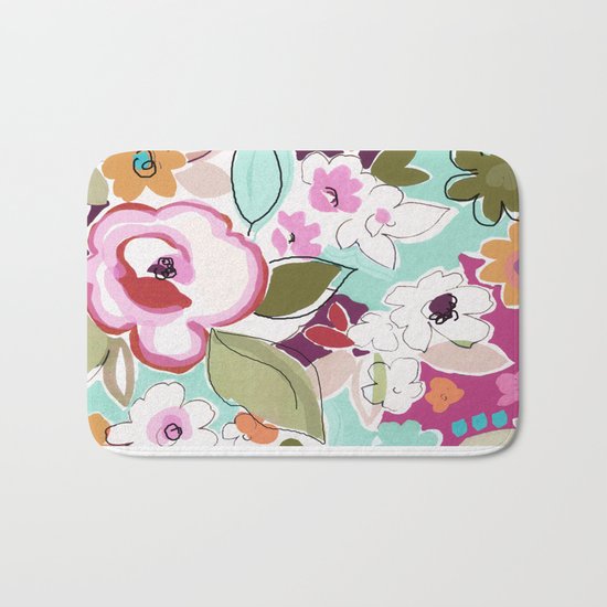 Dufy floral Bath Mat