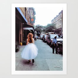 Street Ballet NYC Art Print