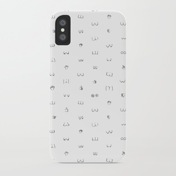 butts and boobies iphone case