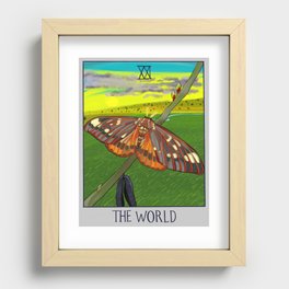 XXI - The World Recessed Framed Print
