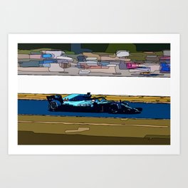 Formula 1 Racing - Car Art Print