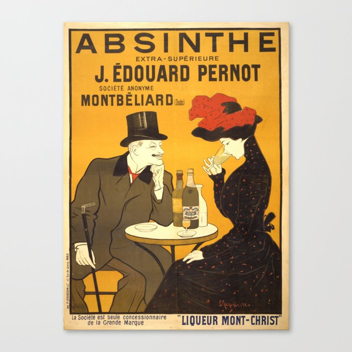 Absinthe J Edouard Pernot Canvas Print