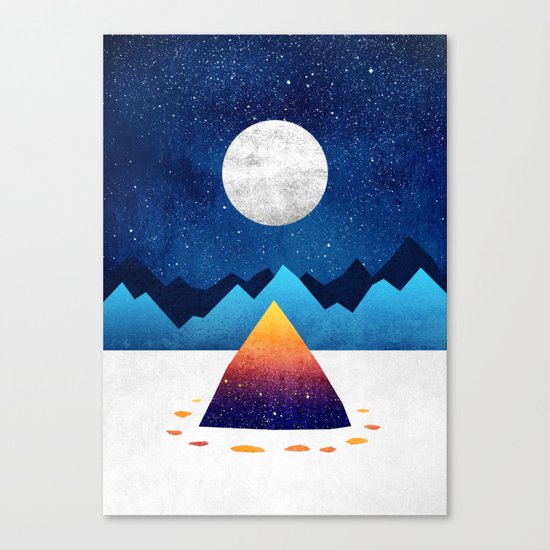 The magic of winter Canvas Print