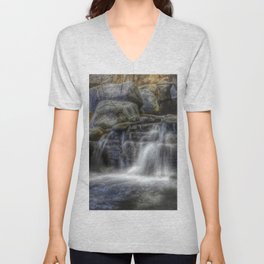 Calm Waters - Waterfall V Neck T Shirt